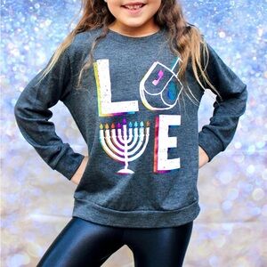 NWT Pixie Lane Hanukkah Sweatshirt